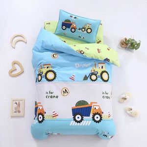 3pcsset cartoon cotton bedding st st crib chinen kit kitergarten stitergarten pillowcase divet dovet بدون حشو cp27 240313