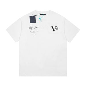 Camiseta de grife masculina Camiseta casual Camiseta feminina Letras