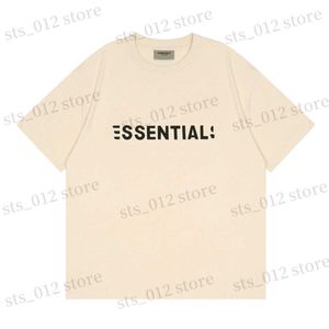 Mens Tshirts 21SS Designer Tide T Shirts Chest Letter Laminerad tryck Kort ärm High Street Löst överdimensionerad casual Tshirt Pure Cotton Tops för män och kvinnor S5XL T24