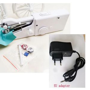 Machines Handheld Sewing Machine Mini Household Hand Sewing Machin Portable Quick Electric Stitch Needlework Set for DIY Clothes Fabric