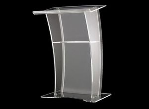 Unique design and modern acrylic podium pulpit lectern0121485615