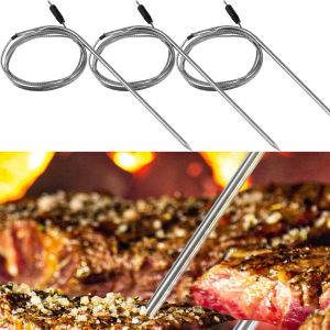 Ferramentas 3pcs Grill Sensor de sonda de temperatura para churrasco confiável termômetro carne monitor interno sensor para churrasco ao ar livre