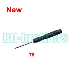 Chave de fenda preta t6, chave de fenda torx, ferramenta aberta para disco rígido de computador, samsung, nokia, moto, reparo de telefone 1000p2524296