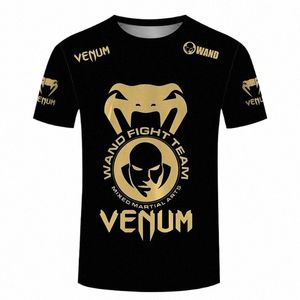 herr t-shirt gym boxning tights grafik t skjortor kort ärm fitn sport överdimensionerade man kläder toppar snabb torr träning w8ii#