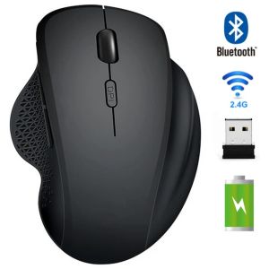 Fareler Bluetooth Kablosuz Fare Şarj Edilebilir Oyun Oyun Oyuncu USB Bilgisayar Fare Kablosuz Ergonomik Monks 6 Düğme PC Dizüstü Bilgisayar İçin Fareler