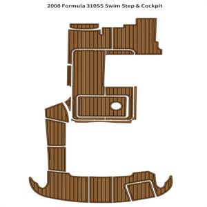 2008 Formula 310ss Yüzme Step Platform Kokpit Mat Mat Tekne Eva Köpük Tik Zemin Pad Seadek Marinemat Gatorstep Stil Self Yapıştırıcı