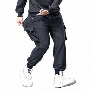 workowate spodnie Mężczyźni Hip Hop Streetwear Spit Big Size 7xl Brespants Mężczyzna Jogger Ogółe Fi Plus Szie HX530 G3I6#