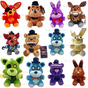 Bonecas de pelúcia 18 cm fnaf freddys brinquedo de pelúcia pelúcia animais urso coelho jogo fnaf brinquedos de pelúcia aniversário natal para crianças brinquedo presente t240325