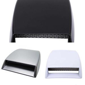 Uppdatera bil 3d Simulering Vent Decor Cover Fake Hood Air Flow Intake Vent Bonnet Universal DIY Modified Accessoarer