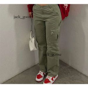 Womens Pants Capris Ropamujer Cargo Pants Womens Solid Color Workwear Pants with Multiple Pockets Casual High Waist Fashionable Versatile Trousers Pant 313
