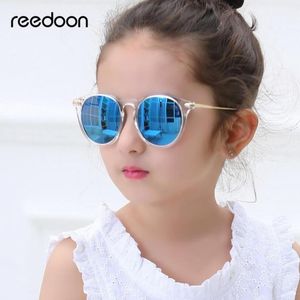 Reedoon crianças óculos de sol moda espelho polarizado uv400 hd lente metal quadro bebê óculos bonito para meninas meninos oculos infantil 2958 c5257729