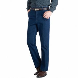 Jeans elasticizzati slim fit da uomo Jeans skinny per uomo Distred gamba dritta Fi Comfort Flex pantaloni chino in vita uomo slim fit a1L8 #