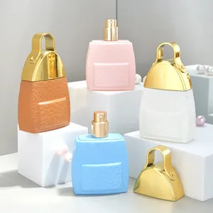 Storage Bottles 1PC 28ml Glass Perfume Bottle Portable Travel Refillable Spray Mini Empty Cosmetic Containers Atomizer