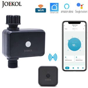 Temporizadores de irrigação inteligente para jardim, temporizador remoto wi-fi, válvula controladora de água de irrigação por gotejamento automática, ip55, à prova d'água, jardim doméstico inteligente