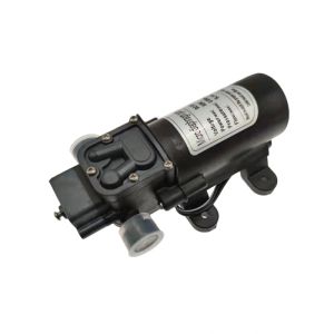 Sprutor DC 12V 60W 5L/min jordbrukselektriska vattenpump svart mikro högtryck membran pumpvattensprut biltvätt