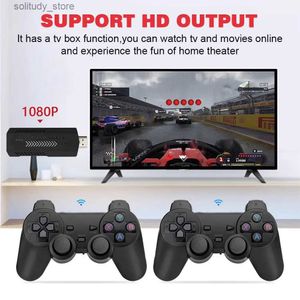 Portable Game Players X2 PLUS Video Stick 1080P Console 2.4G Dual Wireless Controller 41000 Games 128GB Retro for TV Boy Gift Q240326