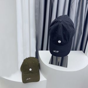 Tasarımcı Lu Beyzbol Kapağı Yaz Erkekler Kadınlar Güneş ışığı Güneşlik Şapkası Gorra Para Hombre Seyahat Mektubu Yoga Nakış Açık