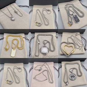 Square 8-word Necklaces Choker Necklace Women's smile Neck Exquisite Pendant Chain Geometric diamond Collar heart Chain female Jewelry Party Gifts