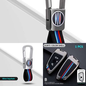 Upgraded Zinc Alloy Car Key Cover Case 360 Degree Full Protect For BMW Upgraded BMW X1 X3 X5 X6 BMW Series 1 2 5 7 Keyless Entry