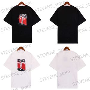 Homens camisetas Anjos Clássicos Camisetas Oversized Mens Camiseta Curto Slves Ski Club T-shirt Letras Mulheres Tops Blusa T240325