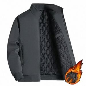 Browon Plus Size 8XL giacca per uomo 2024 colletto alla coreana di spessore solido giacca invernale da uomo impermeabile caldo Busin casual uomo cappotti l0wL #