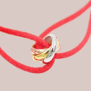 Bracciale di design da donna di gioielli 3 bracciale con nastro a catena con fibbia in metallo, ornamento di moda di alta qualità multicolore zl192 H4