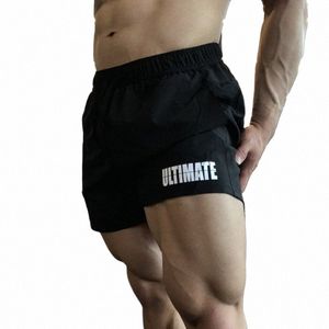 2023 Sommersport Quick Dry Three Minute Shorts Herren Elastic Weight Gym Bodybuilding Training Hot Pants C9MP #