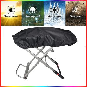 Covers 1pcs Grill Cover For Weber 9010001 Traveler Portable Gas Grill 210D Heavy Duty Waterproof BBQ Cover Cooking Garden 101*49*25cm