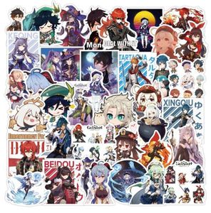 50PCLlot Anime Genshin Impact Sticker Cartoon Open World Game Naklejki do laptopa na deskorolce Travel Case Phone 8959820