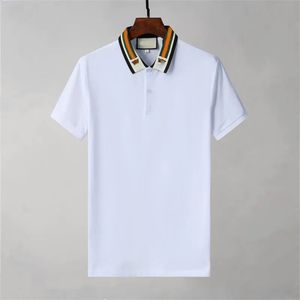 Shirt da polo 2024man Nuova polo multi-elemento, stile di bavaglio alla moda, camicia di classe, magliette estive in stile casual comode di cotone disponibili