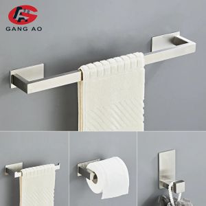 SET KENDİ YAPILDI Banyo Aksesuarları Set Matkap Fırçası Yok Kaplama Havlu Barı Havuk Havuk Halkası Tuvalet Kağıdı Tutucu