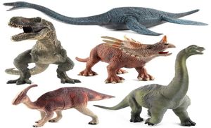 Natal Jurassic Dinosaur Series Snake Neck Dragon Tyrannosaurus Plástico Dinosaur Toy Model Modelo de Modelo de Educação3498594