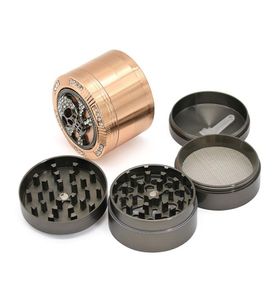 Rauchen Zubehör Trockene Kräuter Kräuter Gewürzmühle Zink Legierung Metall 4 Schicht Grinder Zigarette Tier Form Diamant Grinder9069085