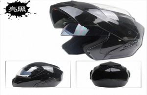 2020 Ny stil Modulär full täckning Motorcykelhjälm Flip Full Face Dot Face Helmet Racing Double Lens Racing Kiyz9217053