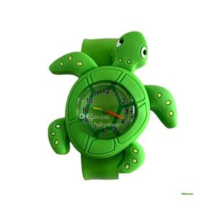 Children'S Watches Cute Kids For Girl Boy Cartoon Brid Slap Baby Wrist Watch Sile Jelly Children Sports Promotional Gift Drop Delivery Dhuwy