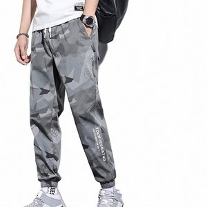 Multi-bolso Camoue Homens Calças Corredores Carga Calças Homens Verão Harem Pants Secagem Rápida Com Cordão Solto Casual Sweatpants t9TC #