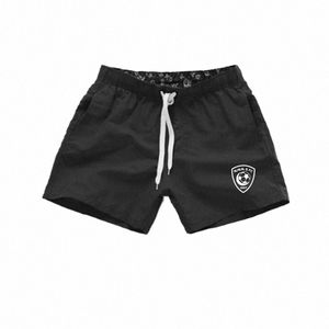 2024 Summer Beach Shorts Męski strój kąpielowy Seksowne pnie Kolorowe stroje kąpielowe Surf Surf Ubranie męskie spodnie sportowe Szybkie suche A3F8#