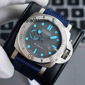 Klockor för män som dyker superdesigner Titta på lysande rörelse helt automatisk mekanisk simning Sapphire LeatherPaner Watch G639