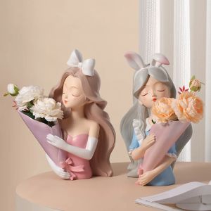 Miniatures Resin Crafts Princess Alice Decorations Home Living Room Porch TV Cabinet Decorations Housewarming Gift Giving