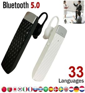 SMART TRANSLATION HEADSET TIRLESS BLUETOOTH 50 TRANSLATION EARPHone RealTime Translating 33 Languages ​​T2 Translator Bluetooth E7316427