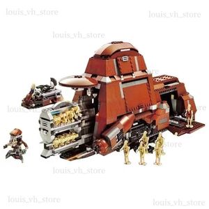 Blocks in Stock New Trade Federation MTT Containerized Troop Transportadora 05069 Blocos de construção Toys for Children Christmas Presente 7662 T240325