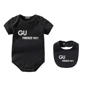 المصممين Baby Boys Romper Toddler Kids Label Single Single New Born Baby Jumpsuit Phemsuits Designer Infant Onesie Newborns Casual Cloths CRD2403269