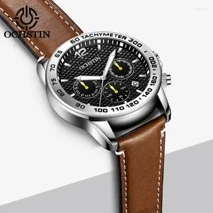 Wristwatches OCHSTIN Innovative Nylon Collection 2024 Personalized Hundred Men's Quartz Watches Multifunction Movement