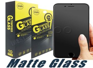 Anti FingurePrint Matt Tempererad glasskärmskydd 9H 25D för iPhone 13 12 Mini 11 Pro X XR XS Max 8 7 6S Plus2874754