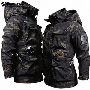 tactical Winter Camo Sets Men Military Training Warm Combat Suit Soft Shell Waterproof Hooded Jacket Hiking Fleece Pants 2-pcs g75G#