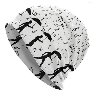 Berety śpiewające w Bonnecie Raaaaina Homme Autumn Spring Thin Skullies Vailies Notes Notes Caps for Men Women Creative Hats