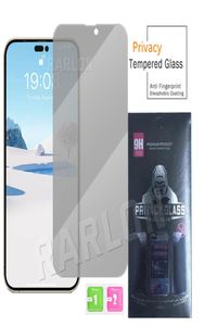 AntiSpy Vollkleber-Displayschutzfolie, 9H Privatsphäre, gehärtetes Glas für iPhone 14 Pro Max 13 13PRO 12 Mini 11 Pro X XS XR 8 7 6 Plu3729987