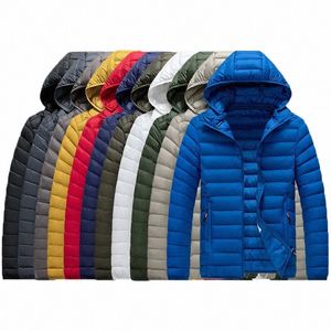 8xl män ny höst vinter varm vattentät parkas jacka kappa mens huva avslappnad outkläder avtagbar hatt kläder parkas kappa male 31AA#