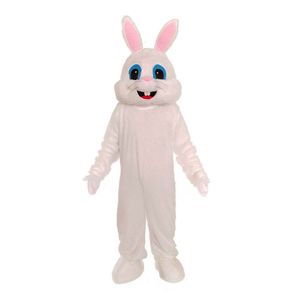 Mascot kostymer halloween jul vit bunny kanin mascotte tecknad plysch fancy klänning maskot dräkt