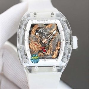 Richrsmill Watch İsviçre Saat Vs Fabrika Karbon Fiber Otomatik Saat Fabrika Erkek ve Kadın Bileği RM57-03 HB27U9X5